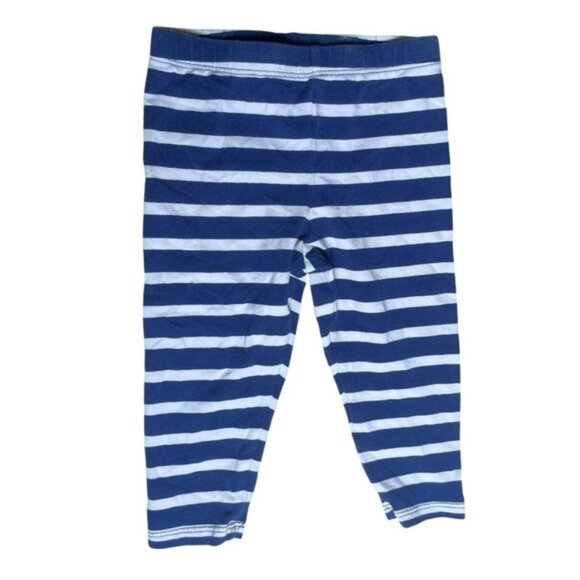 Kate Spade 9m Pants Baby Girls Bottoms White Blue Stripes Designer Kids 9 Months - Picture 2 of 5